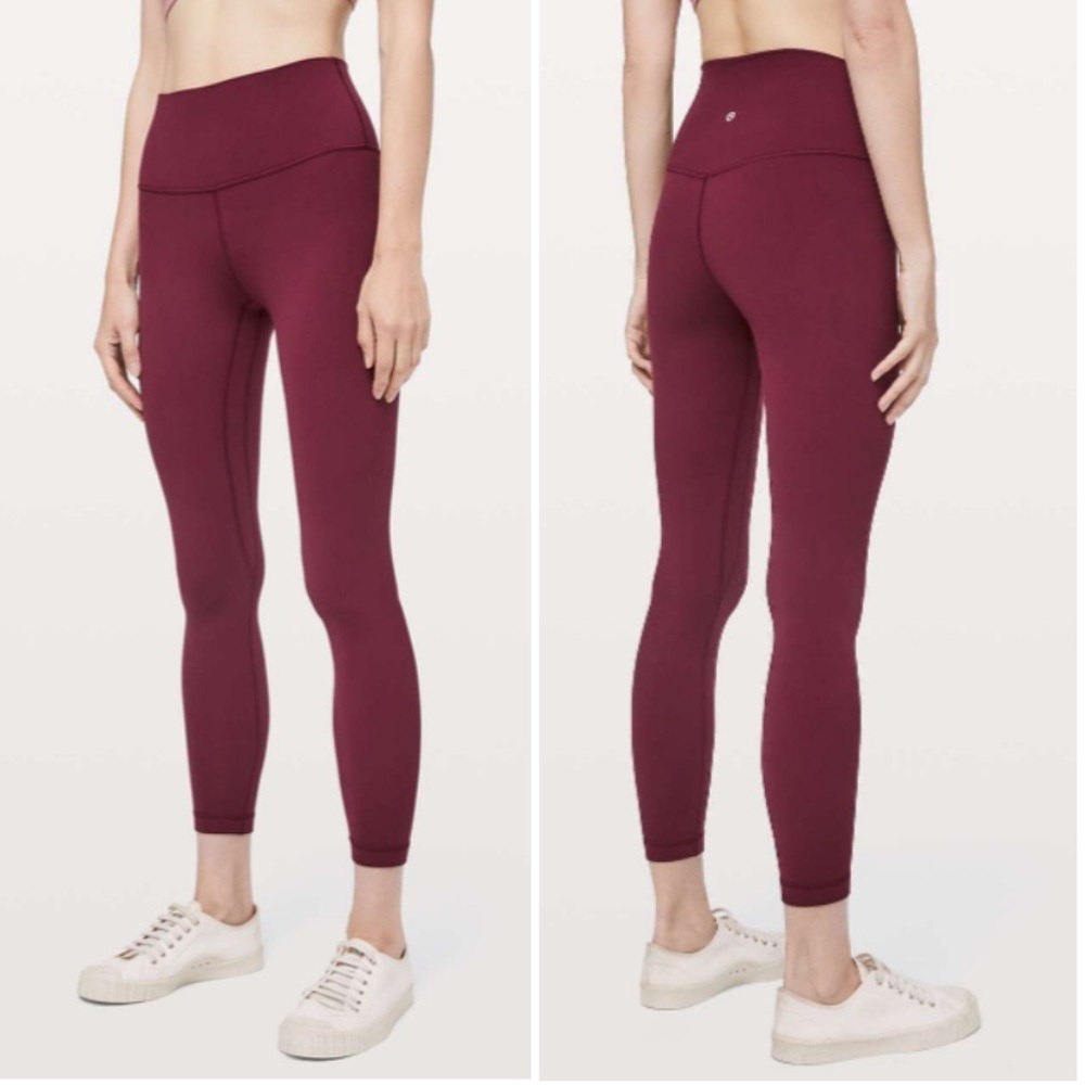 Lululemon Align Pant Ii *25" Deep Ruby Size 4 W5b… - image 1